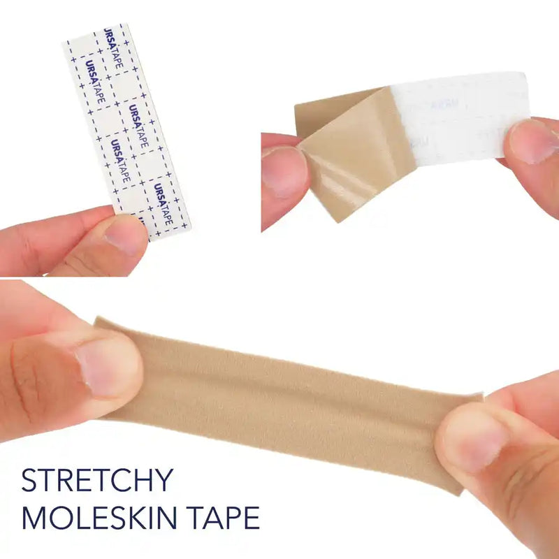 Cargue la imagen en el visor de la galería, Moleskin Tiras suaves 12 pzas (4 Blanco, 4 Negro, 4 Beige) - Multiproductos y expendables SA de CV