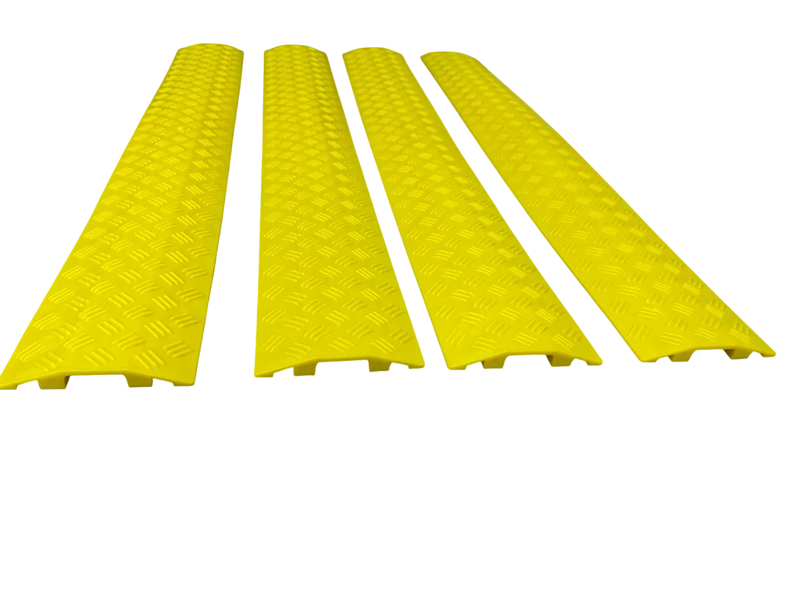 Cargue la imagen en el visor de la galería, PACK PASACABLES PEATONAL AMARILLAS DE 1 CANAL (4pza)