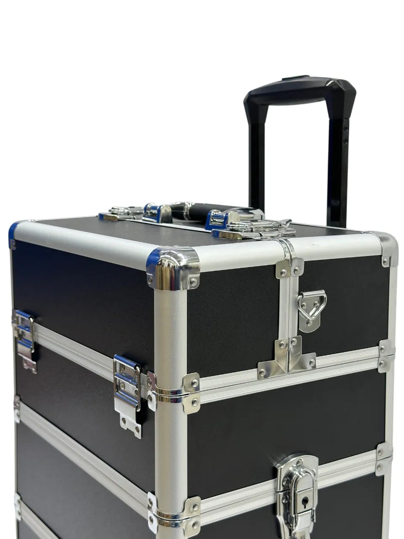 Cargue la imagen en el visor de la galería, Neceser De 4 Niveles Profesional Con Llantas