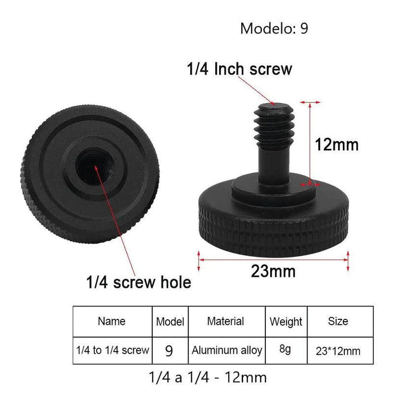 Cargue la imagen en el visor de la galería, Adaptador de tornillo de trípodes 1 Pieza