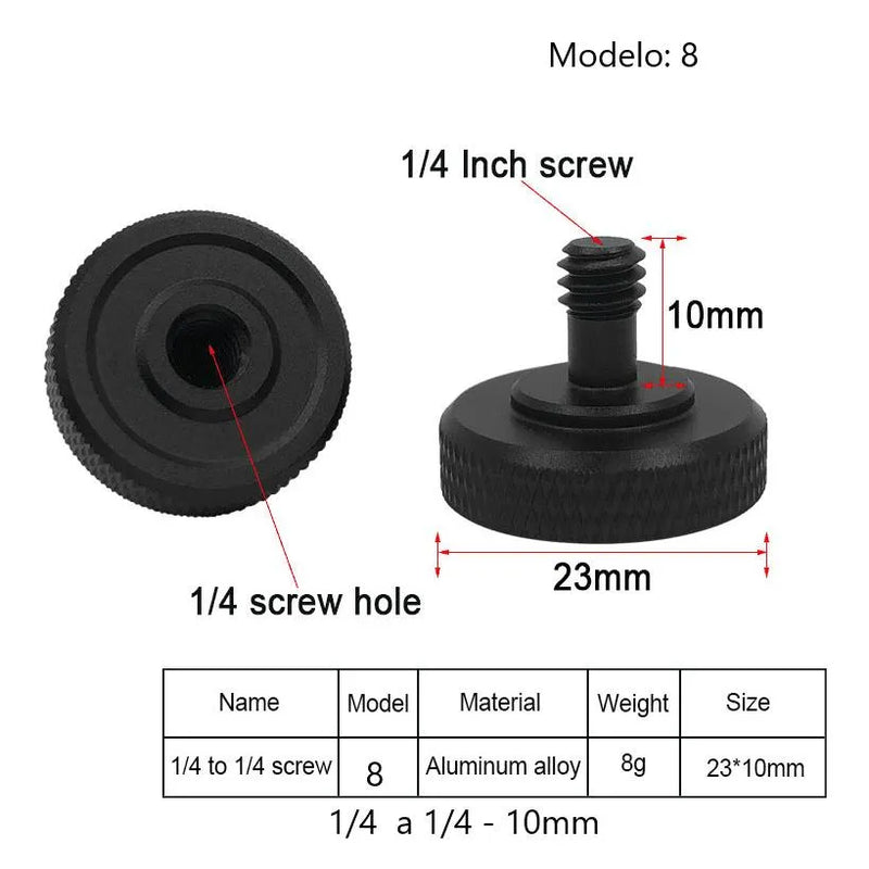 Cargue la imagen en el visor de la galería, Adaptador de tornillo de trípodes 1 Pieza