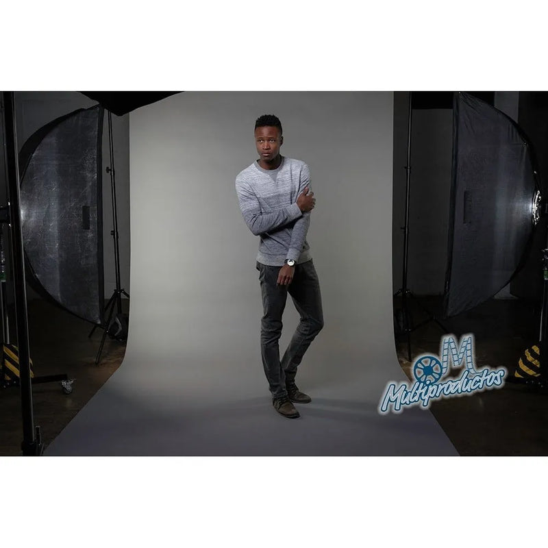 Cargue la imagen en el visor de la galería, CICLORAMA Neutral Gray #4 DE PAPEL 2.72m x 11m