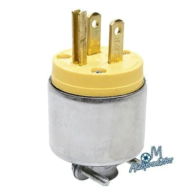 Cargue la imagen en el visor de la galería, CLAVIJA BLINDADA 125 VOLTS GRIS LEVITON