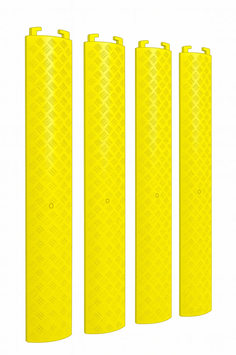 Cargue la imagen en el visor de la galería, PACK PASACABLES PEATONAL AMARILLAS DE 1 CANAL (4pza)