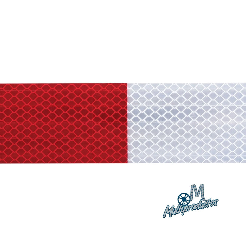 Cargue la imagen en el visor de la galería, Cinta Reflejante Adhesiva de PVC - 50mm x 9 metros