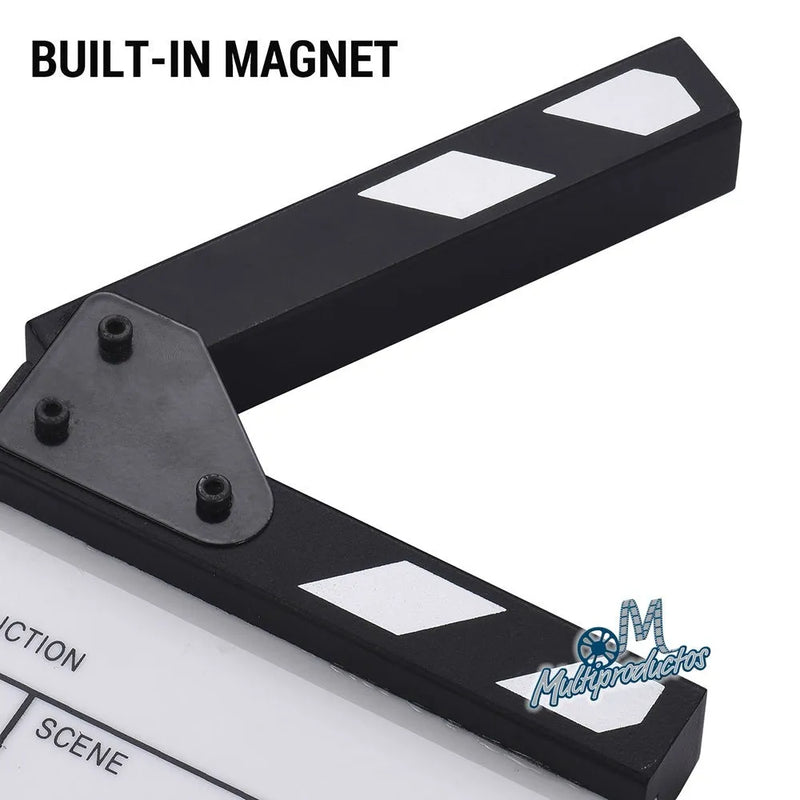 Cargue la imagen en el visor de la galería, Claqueta Acrilico - Tamaño compacto 15cm x 16.5cm