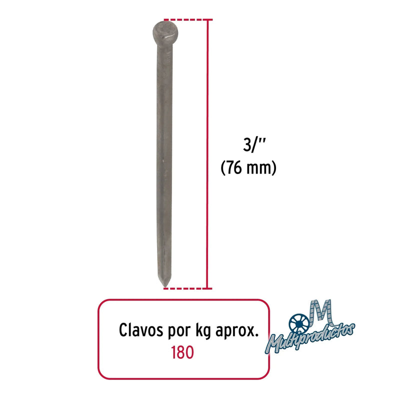 Cargue la imagen en el visor de la galería, Clavos standard sin cabeza, para madera - Bolsa con 1 kg