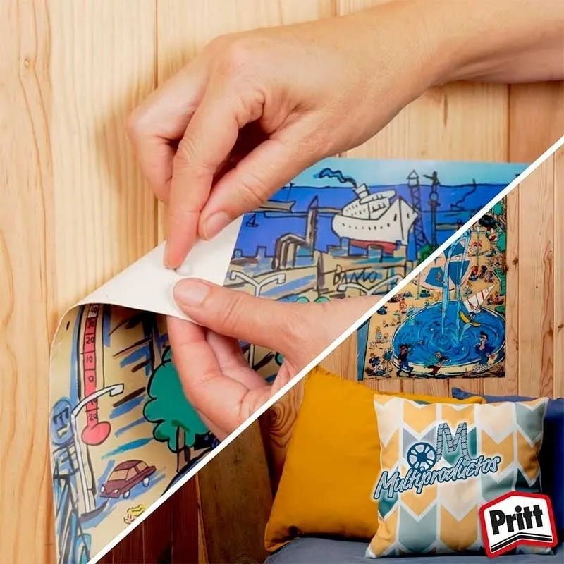 Cargue la imagen en el visor de la galería, Cuadritos Adhesivos Pritt Tak 35g