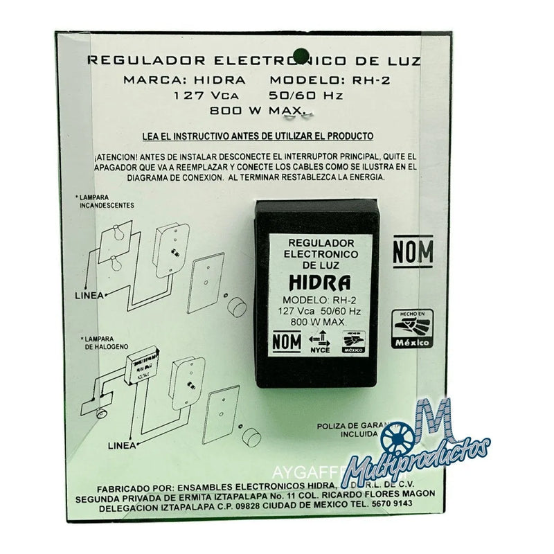 Cargue la imagen en el visor de la galería, DIMMER ATENUADOR DE LUZ HIDRA - Sin Garantía