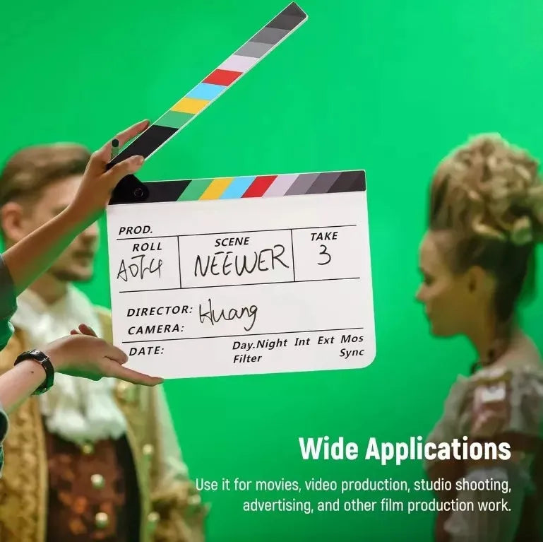 Cargue la imagen en el visor de la galería, Claqueta Economica de Colores Acrilico 27cm x 30cm