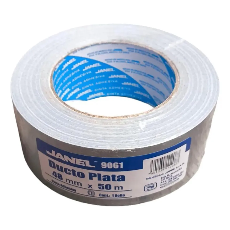 Cargue la imagen en el visor de la galería, Cinta Duct Tape Plata 2" x 50m - Multiproductos y expendables SA de CV
