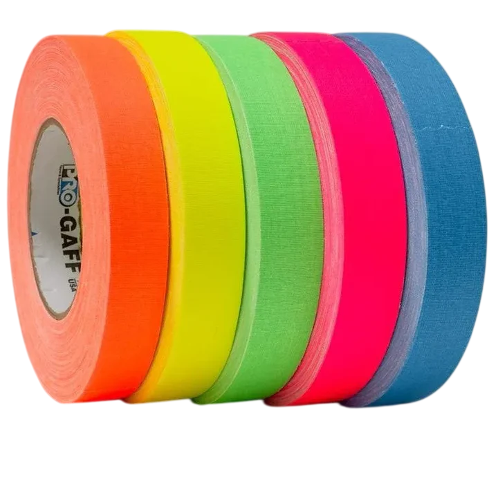 Cargue la imagen en el visor de la galería, * Gaffer Tape Fluorescente de 1" x 50 yardas - Multiproductos y expendables SA de CV