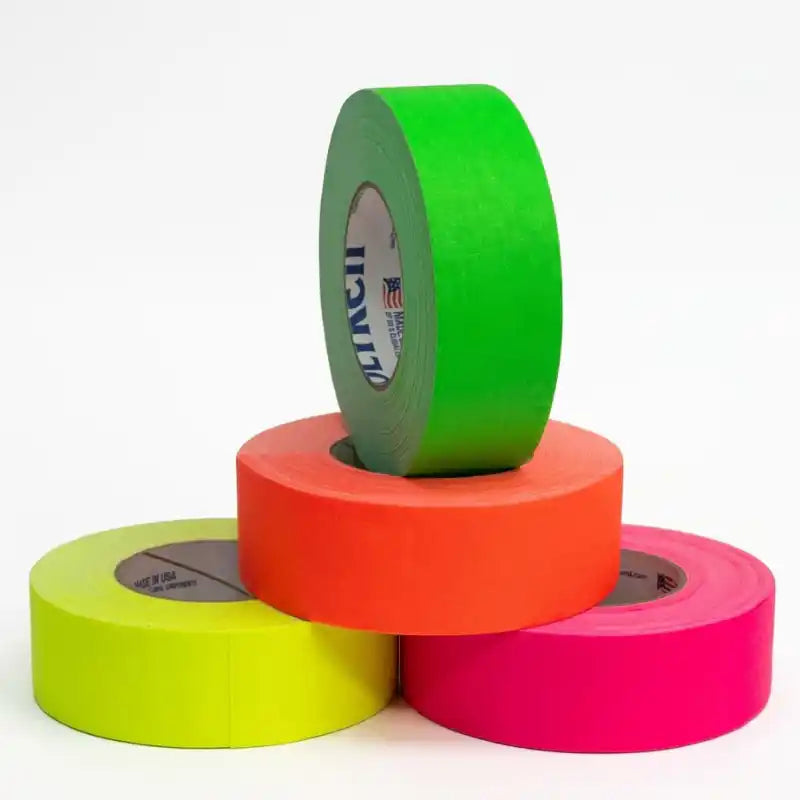 Cargue la imagen en el visor de la galería, * Cinta Gaffer Fluorescente Neón 48mm x 45m — Alta Visibilidad - Multiproductos y expendables SA de CV