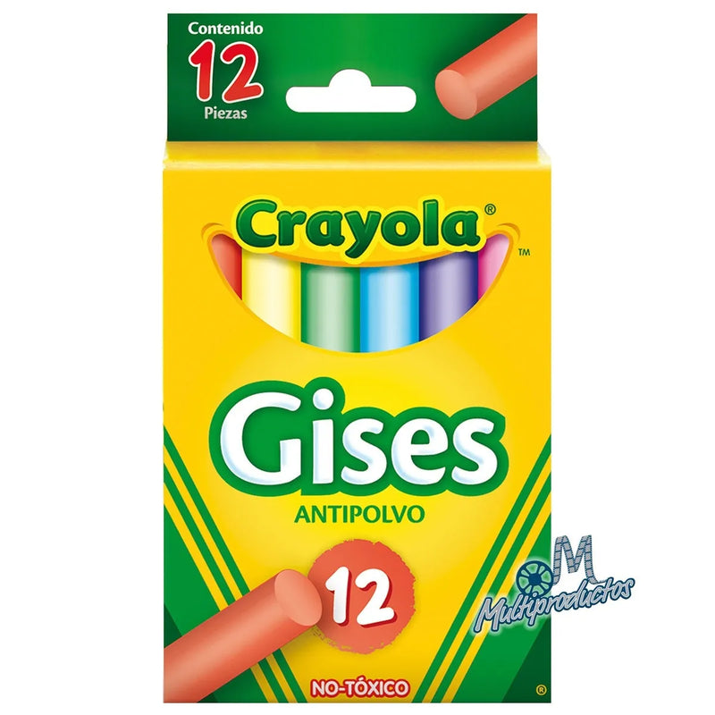 Cargue la imagen en el visor de la galería, Gises Crayola 12 pz