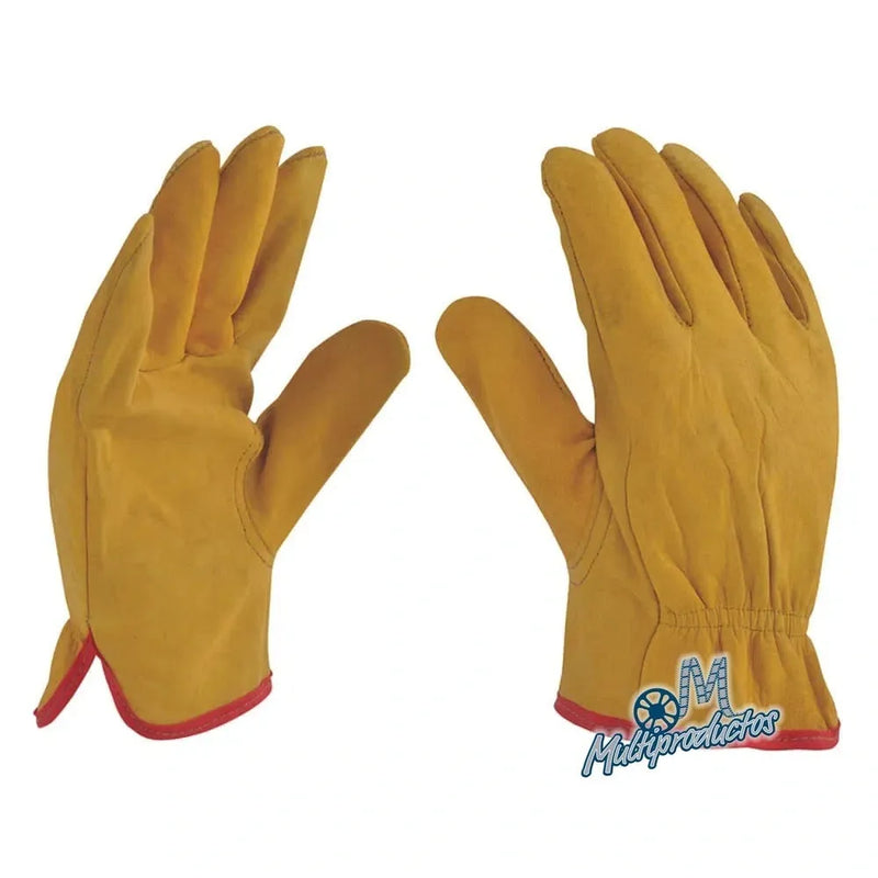 Cargue la imagen en el visor de la galería, Guantes Argonero de Piel de Res con Elástico