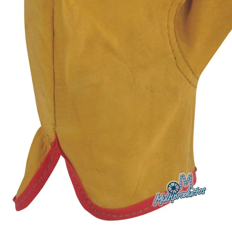 Cargue la imagen en el visor de la galería, Guantes Argonero de Piel de Res con Elástico