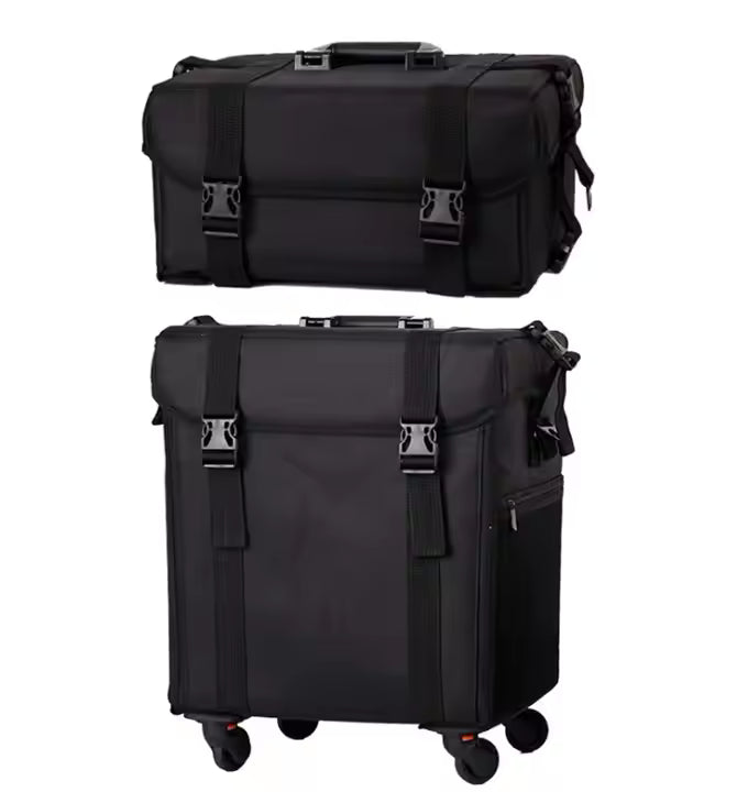 Cargue la imagen en el visor de la galería, Maletín Maquillaje Profesional C/ Ruedas Estuche Organizador