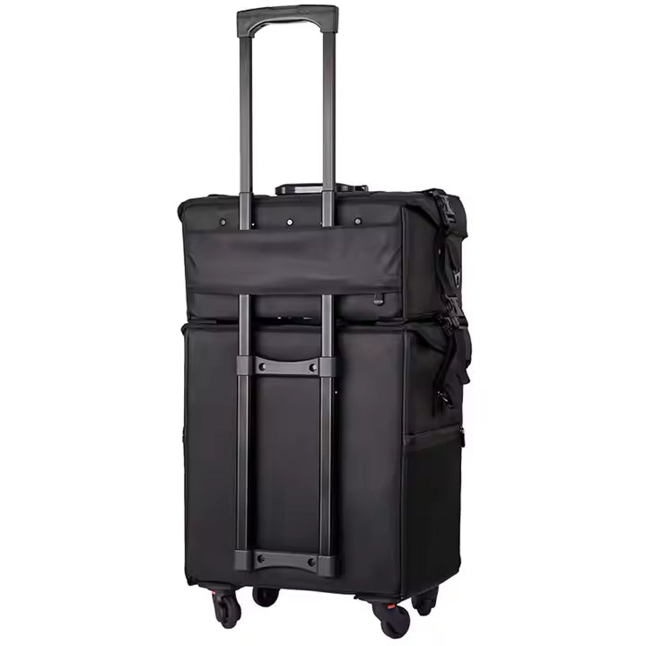 Cargue la imagen en el visor de la galería, Maletín Maquillaje Profesional C/ Ruedas Estuche Organizador