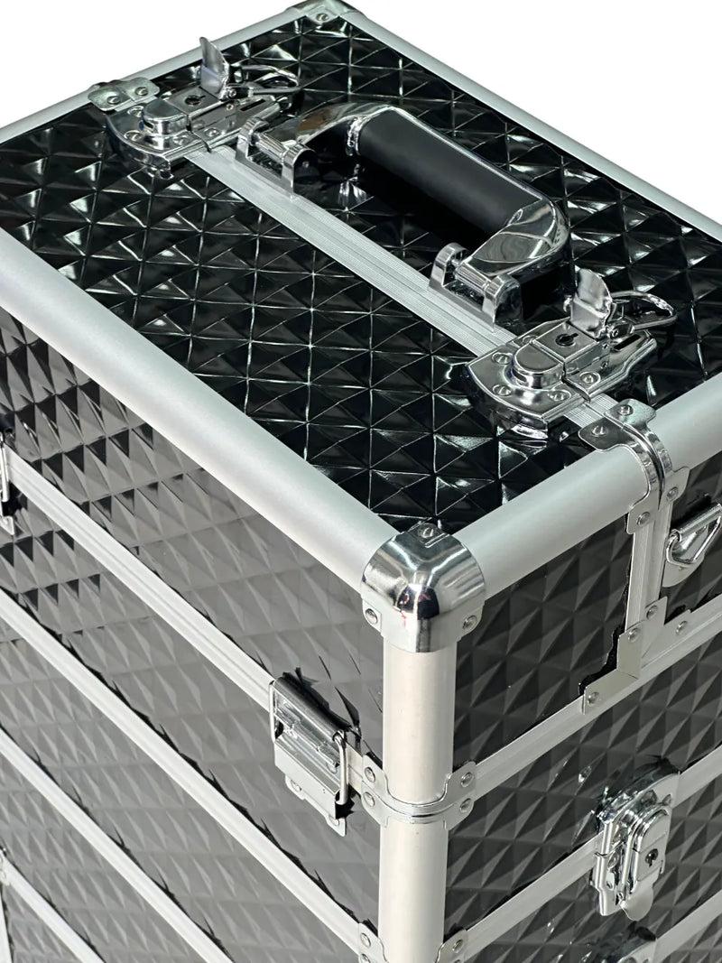 Cargue la imagen en el visor de la galería, Neceser De 4 Niveles Profesional Con Llantas