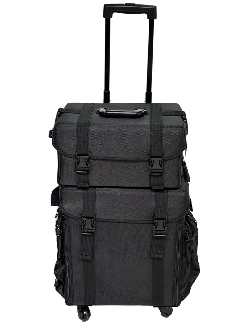 Cargue la imagen en el visor de la galería, Maletín Maquillaje Profesional C/ Ruedas Estuche Organizador