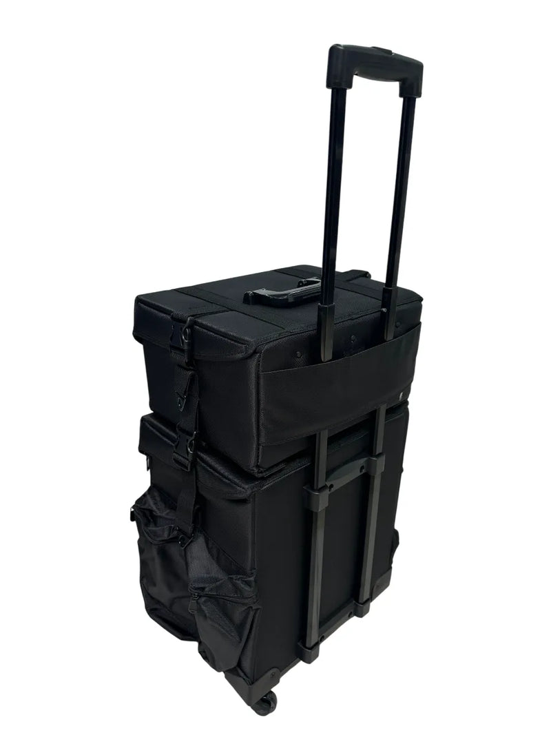 Cargue la imagen en el visor de la galería, Maletín Maquillaje Profesional C/ Ruedas Estuche Organizador