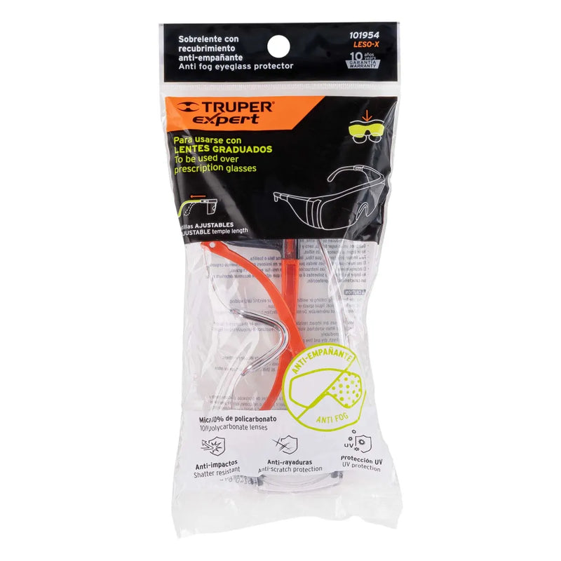 Cargue la imagen en el visor de la galería, Sobrelente de seguridad claros con antiempaño