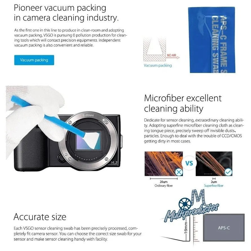 Cargue la imagen en el visor de la galería, Limpieza de Sensor - Líquido VSGO para cualquier marca 15ml