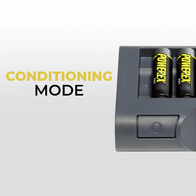 Cargue la imagen en el visor de la galería, Cargador Powerex MH-C940 para 8 pilas NiMh AA, AAA con analizador