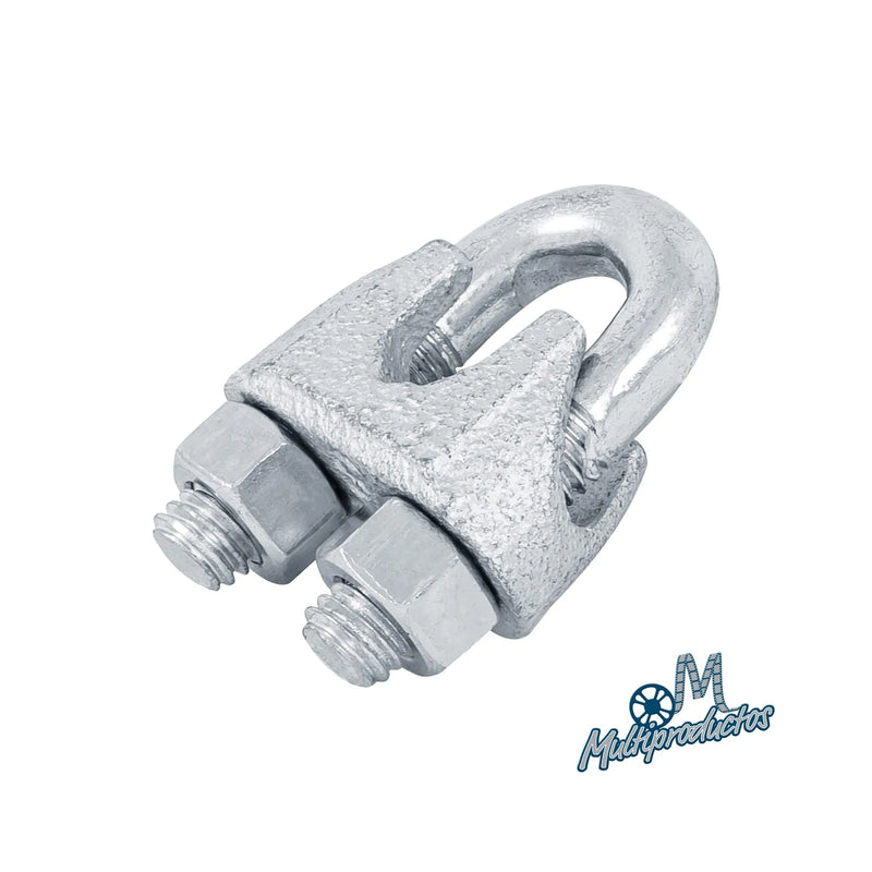 Cargue la imagen en el visor de la galería, Nudos perros de hierro para cable de acero - Blister 2 piezas