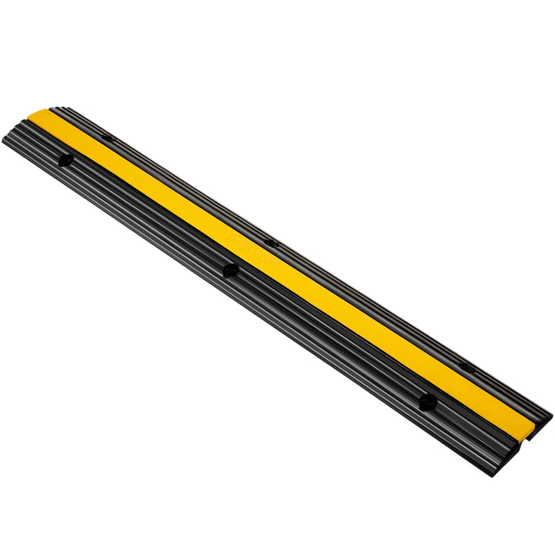 Cargue la imagen en el visor de la galería, Protector de Cable Piso de 1 Canal, de Goma, 102x15.5x3 cm, 8000kg - Multiproductos y expendables SA de CV