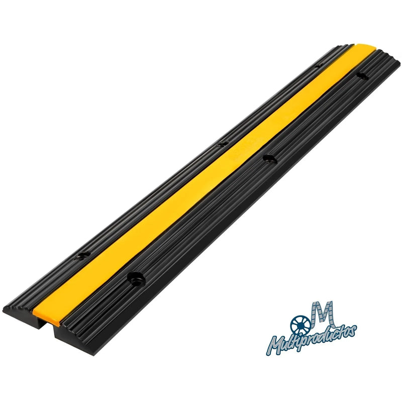 Cargue la imagen en el visor de la galería, Protector de Cable Piso de 1 Canal, de Goma, 102x15.5x3 cm, 8000kg