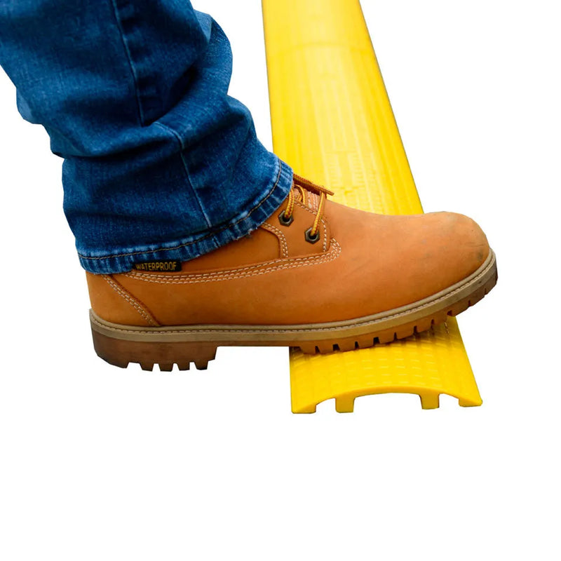 Cargue la imagen en el visor de la galería, PACK PASACABLES PEATONAL AMARILLAS DE 1 CANAL (4pza)