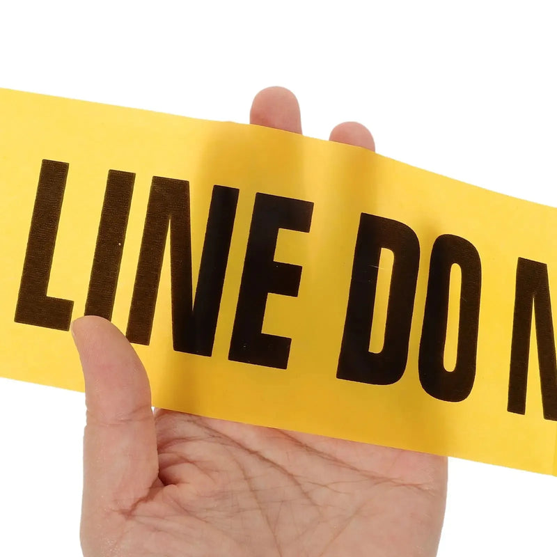 Cargue la imagen en el visor de la galería, Cinta de Barricada Leyenda en INGLES 3" x 100m