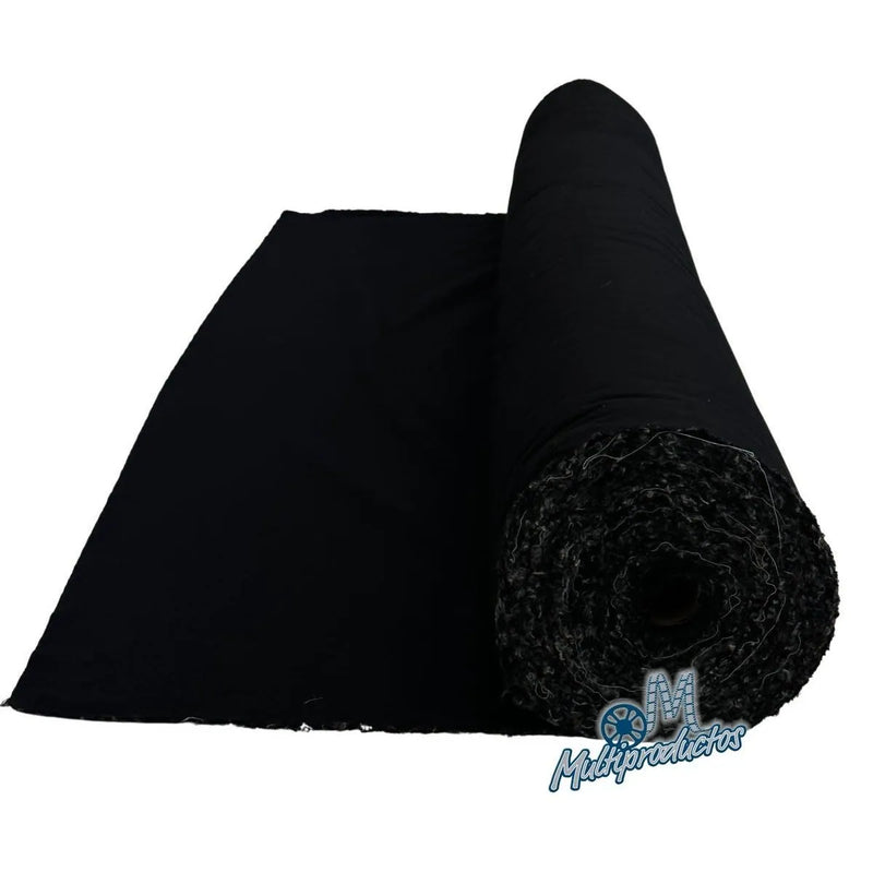 Cargue la imagen en el visor de la galería, * Tela Negra Duvetina Retardante de Flama Aterciopelada 1.75 alto