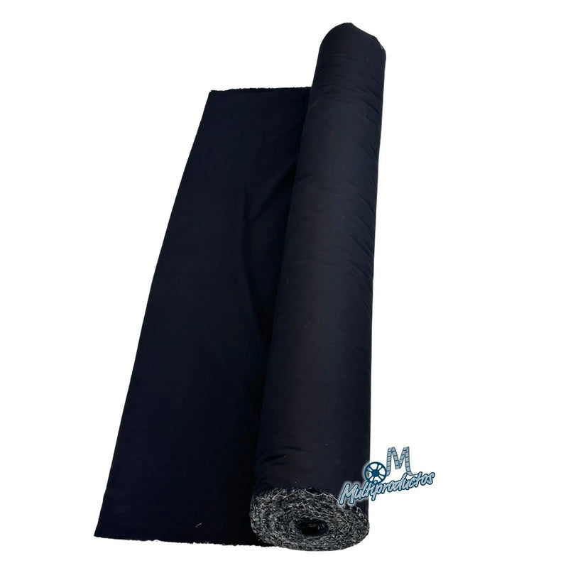 Cargue la imagen en el visor de la galería, * Tela Negra Duvetina Retardante de Flama Aterciopelada 1.75 alto