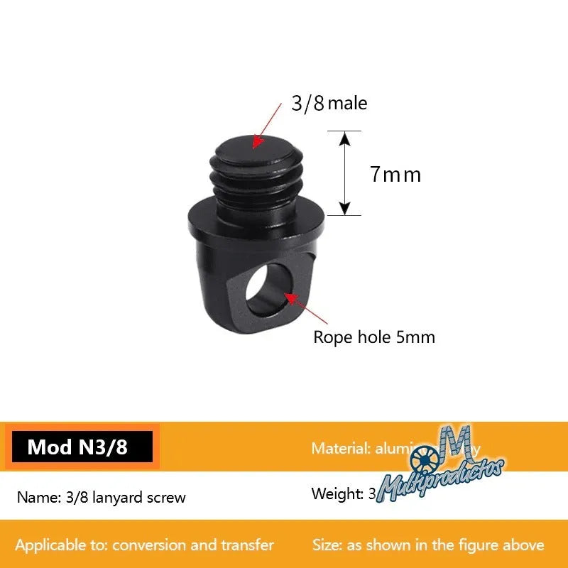 Cargue la imagen en el visor de la galería, Tornillo para Cámara con Agarradera para Cordon