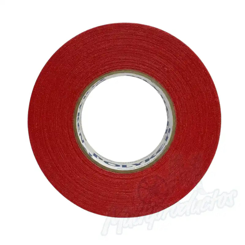 Cargue la imagen en el visor de la galería, Cinta gaffer mate Polyken 510 de 24 mm x 50 m. Rollo de cinta gaffer Polyken 510 roja vista frontal.