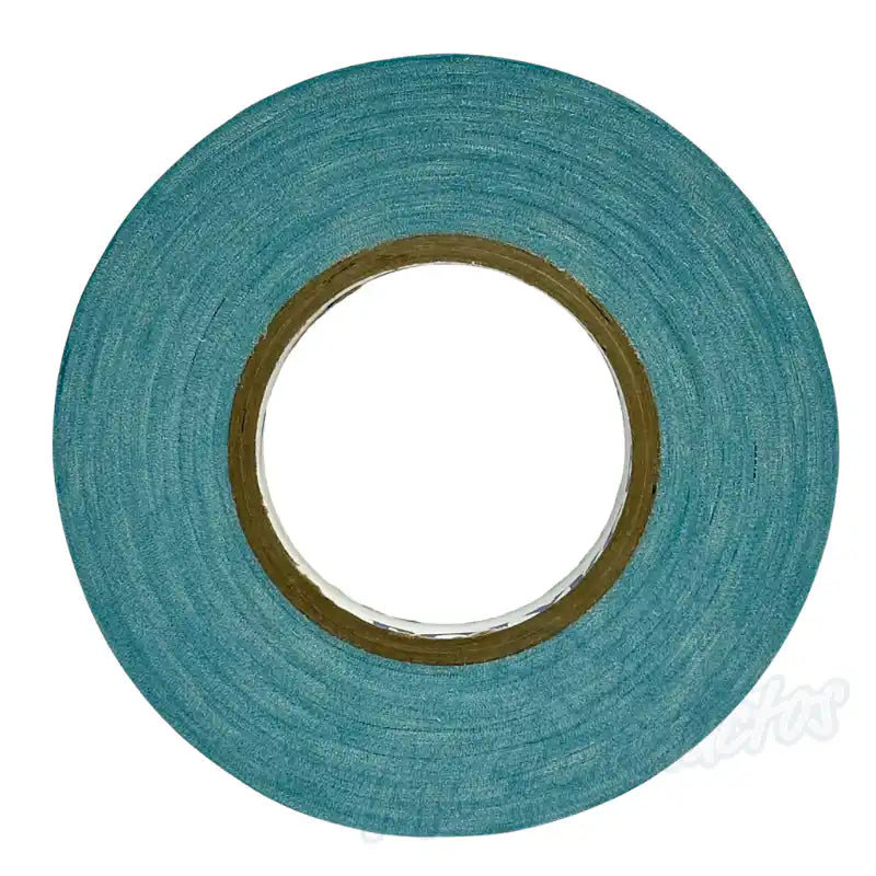 Cargue la imagen en el visor de la galería, Cinta gaffer mate Polyken 510 de 24 mm x 50 m. Rollo de cinta gaffer premium Polyken 510 color azul turquesa vista frontal.