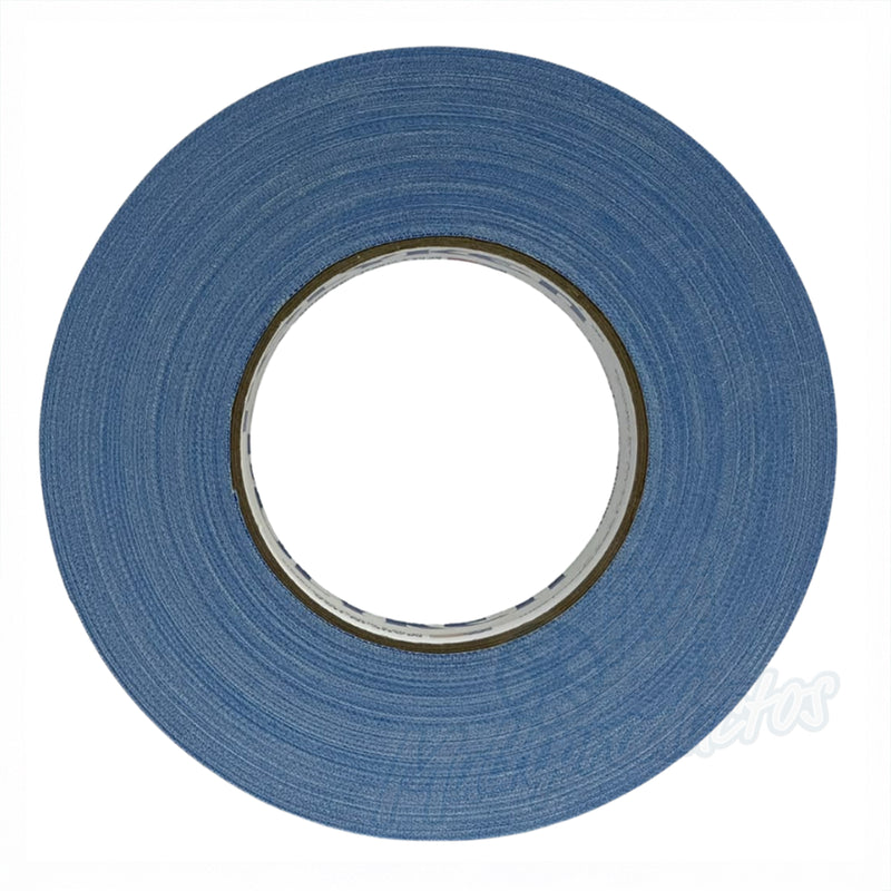Cargue la imagen en el visor de la galería, Cinta gaffer mate Polyken 510 de 48 mm x 50 m. Rollo de cinta gaffer premium Polyken 510 color azul vista frontal.