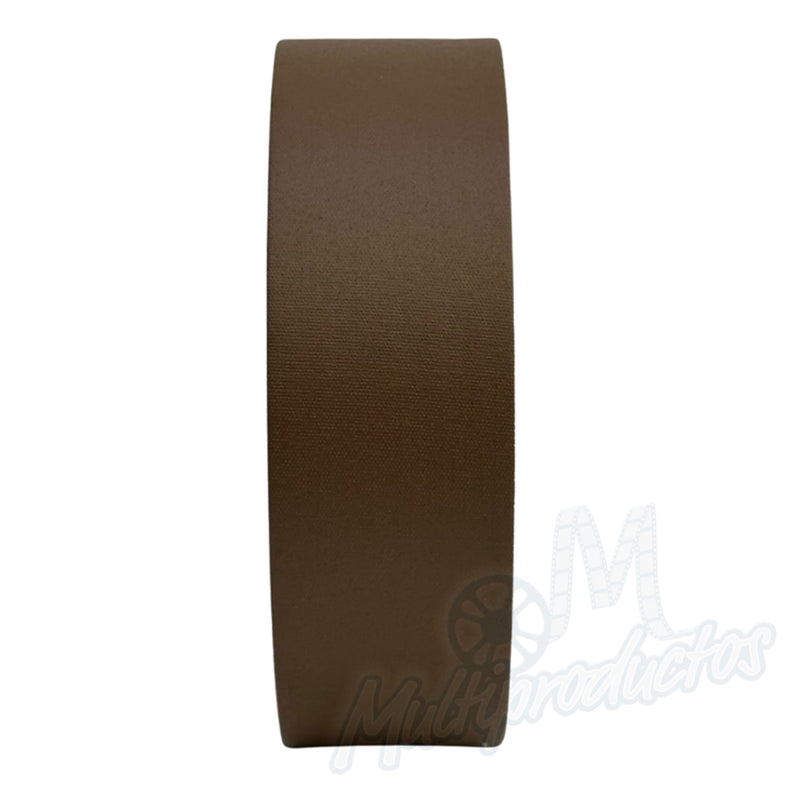 Cargue la imagen en el visor de la galería, Cinta gaffer mate Polyken 510 de 48 mm x 50 m. Rollo de cinta gaffer color café Polyken 510 visto de perfil mostrando su grosor y acabado mate.