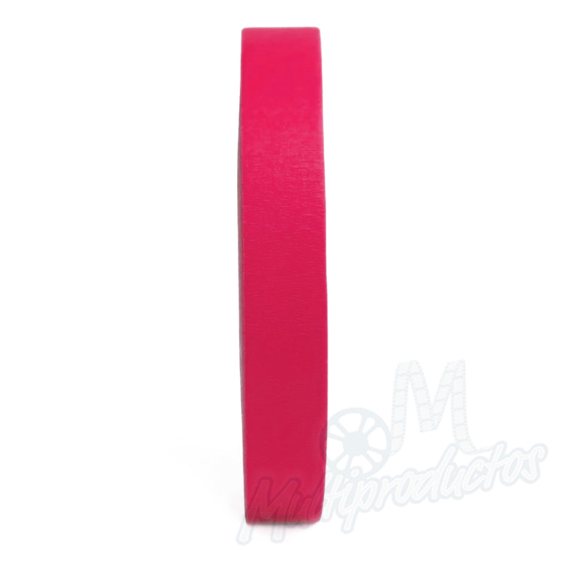 Cargue la imagen en el visor de la galería, Cinta gaffer neón Polyken 510 24 mm x 45 m. Rollo de cinta gaffer neón color rosa Polyken 510 visto de perfil mostrando su grosor y acabado fluorescente.