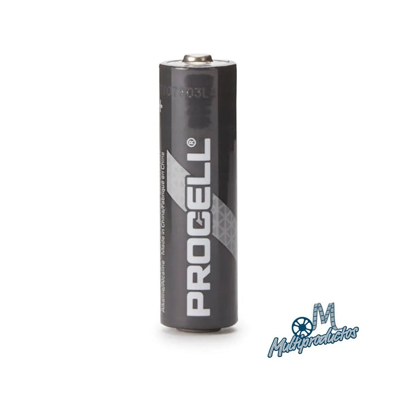 Cargue la imagen en el visor de la galería, Pilas AA Procell PC1500 multiproductos. Pila alcalina Procell AA PC1500 de 1.5V en color gris.