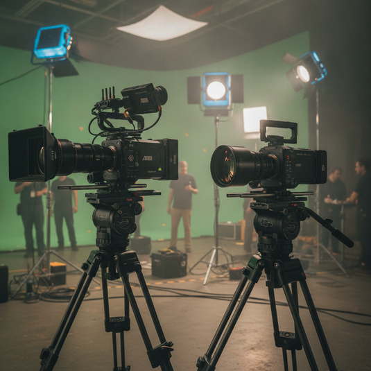 Comparacion de camaras full frame y Super 35 en set