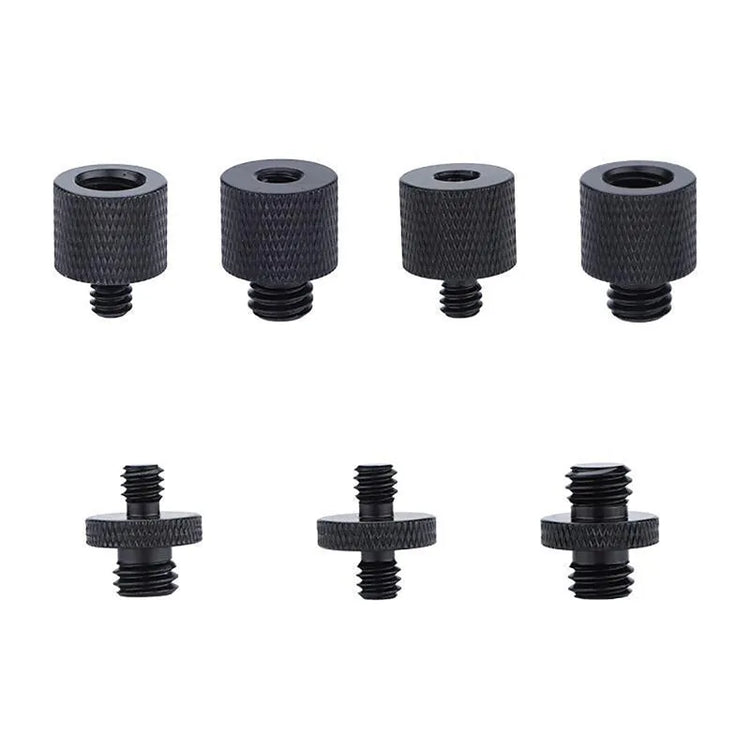 Adaptador de rosca 1/4 a 3/8 para trípode y equipo de cámara