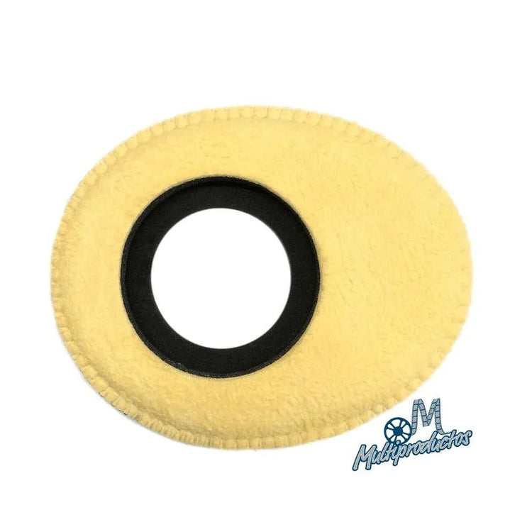 Eyecushion ovalado usado en visor de cámara de video