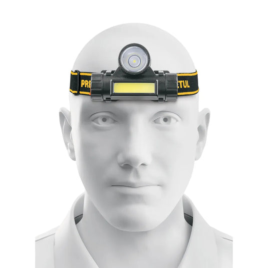 Linterna de minero LED recargable con base magnética para trabajo en set