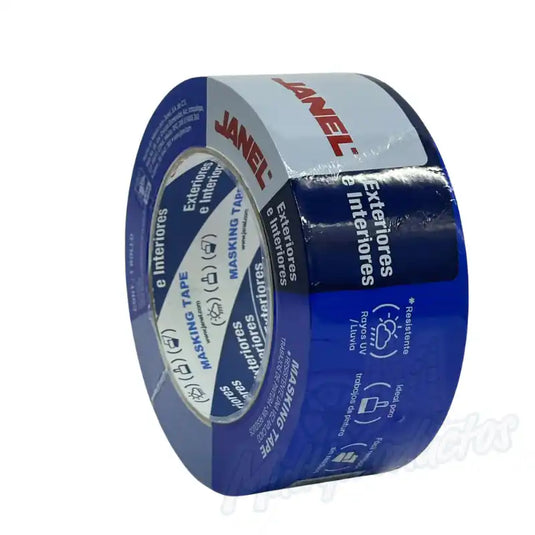Masking tape azul de baja adherencia para marcaje en sitios patrimoniales