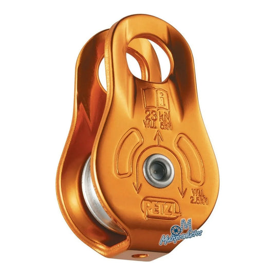 Polea Petzl Fixe para rigging en set de filmación