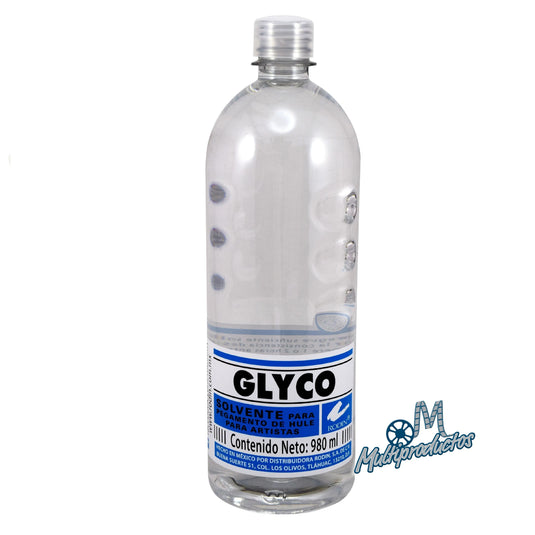 Solvente Glyco para diluir pegamento de hule en maquillaje FX