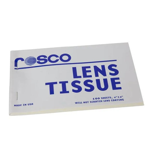 Toallas Lens Tissue Rosco para limpieza óptica en set